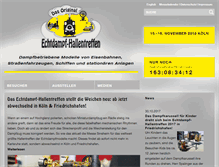 Tablet Screenshot of echtdampf-hallentreffen.de